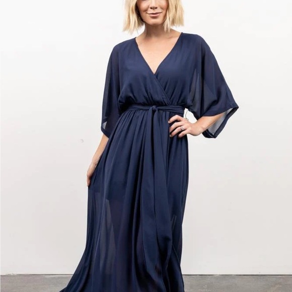 Baltic Borne Patterned Navy Dress - Picture 5 of 7